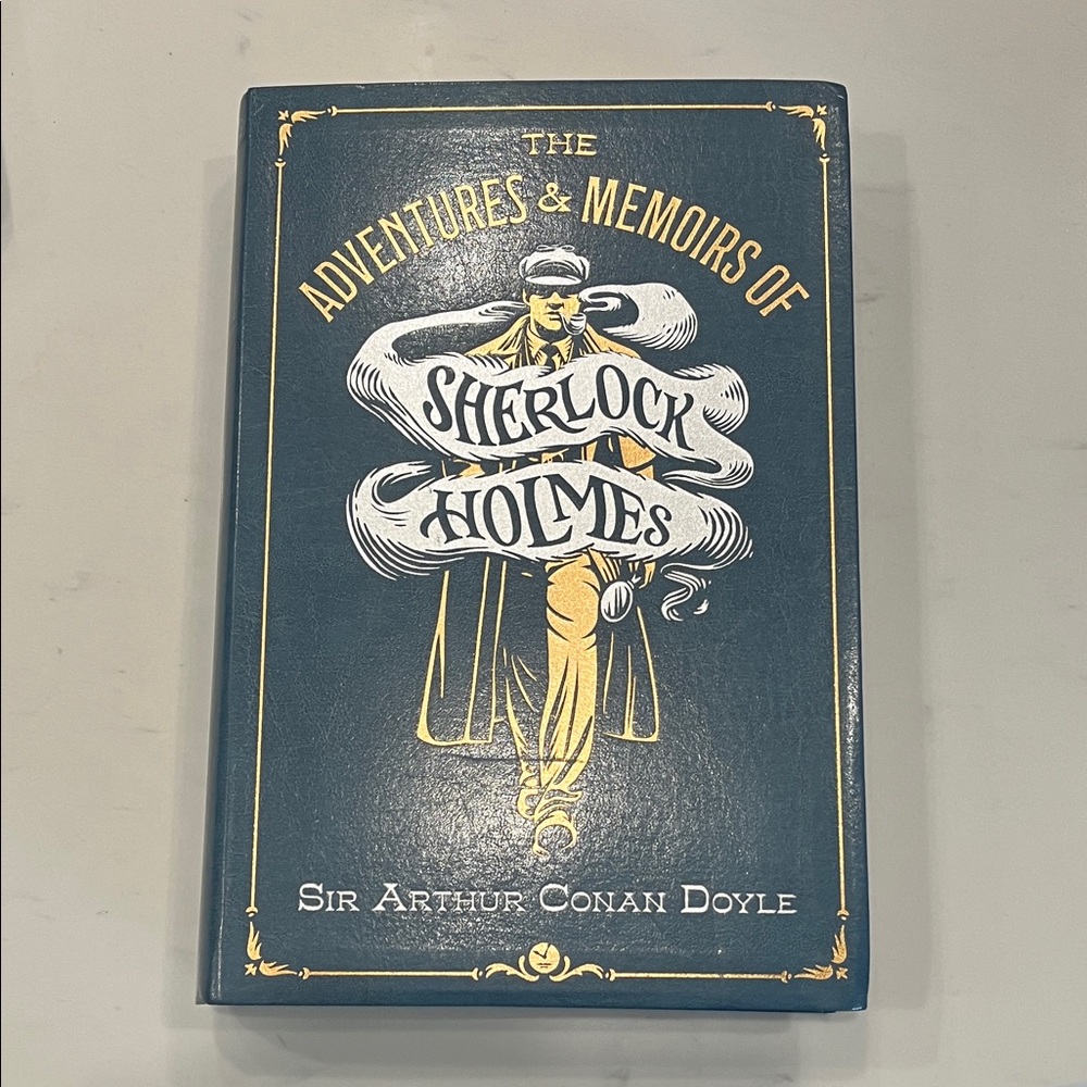The Adventures & Memoirs of Sherlock Holmes Book With Sprayed Edges (New)